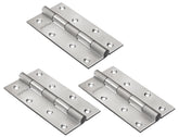 Plantex Heavy Duty Stainless Steel Door Butt Hinges 5 inch x 12 Gauge/2.5 mm Thickness Home/Office/Hotel for Main Door/Bedroom/Kitchen/Bathroom - Pack of 48 (Satin Matt)